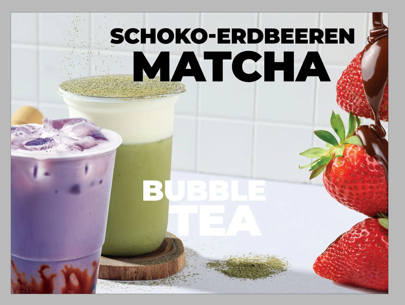 Bubble tea, slushies & drinks
