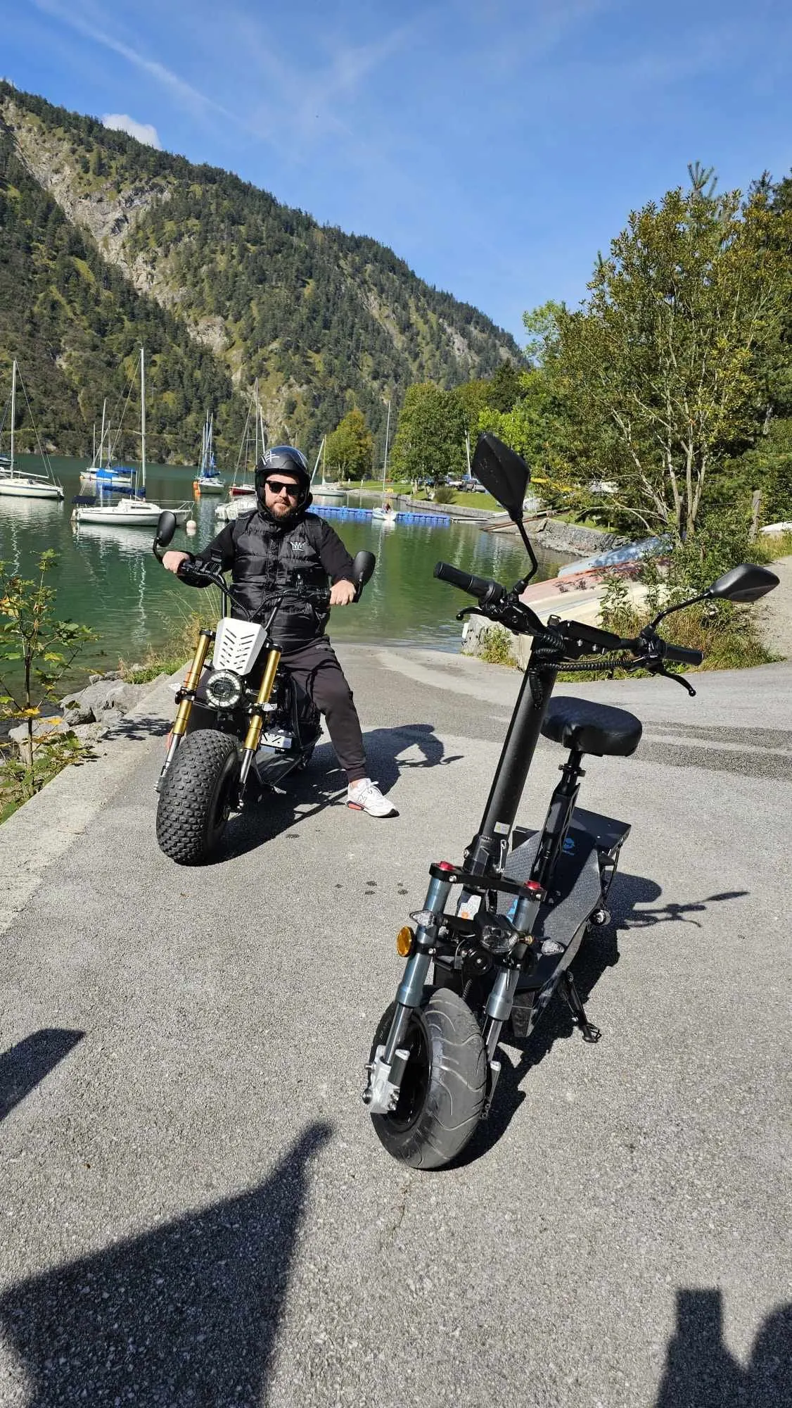 Unterwegs mit dem E-Moped