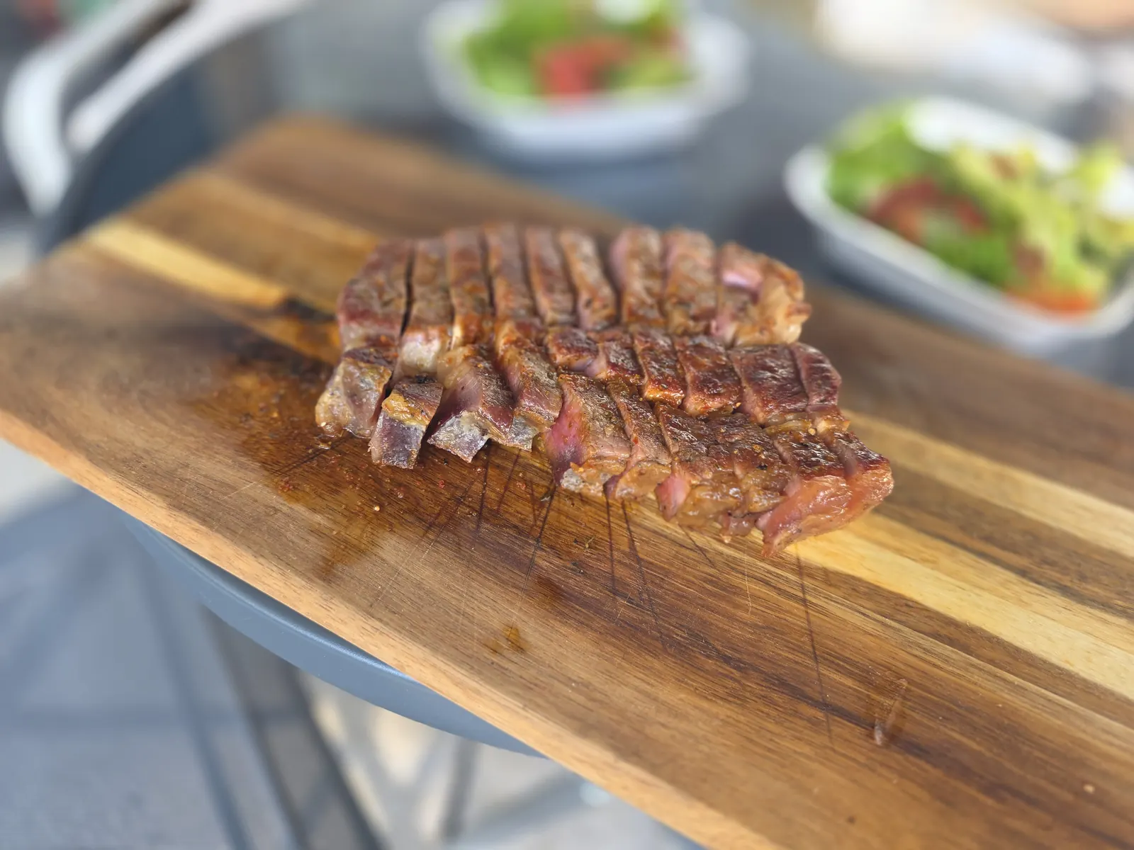 Dry-Aged Ribeye, aufgeschnitten